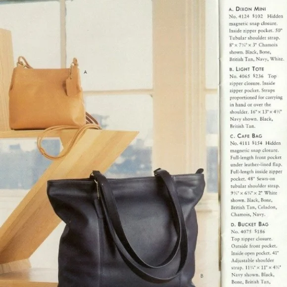 RARE VINTAGE COACH DIXON BAG
